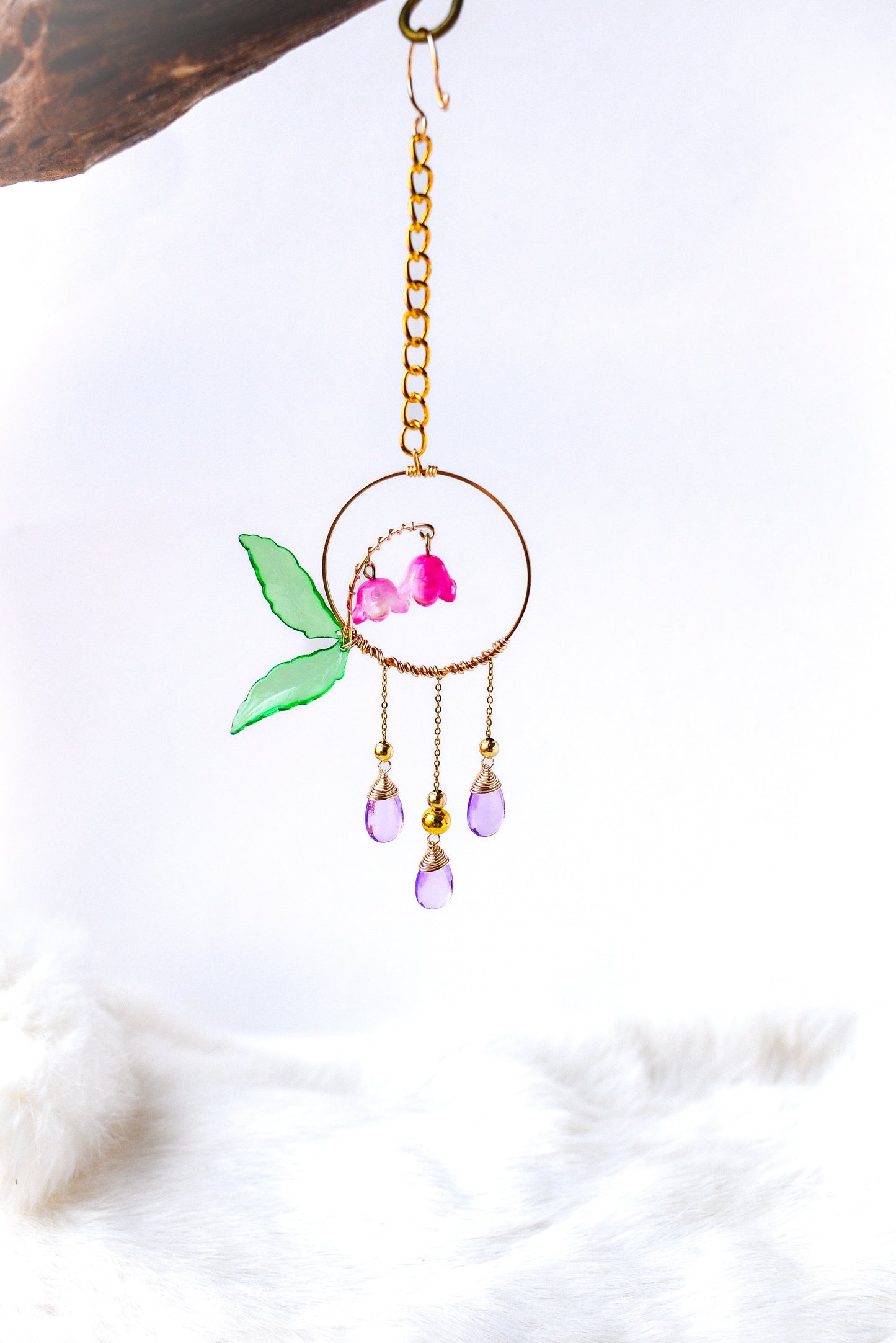 Pink Mini Lily Of The Valley Hanging