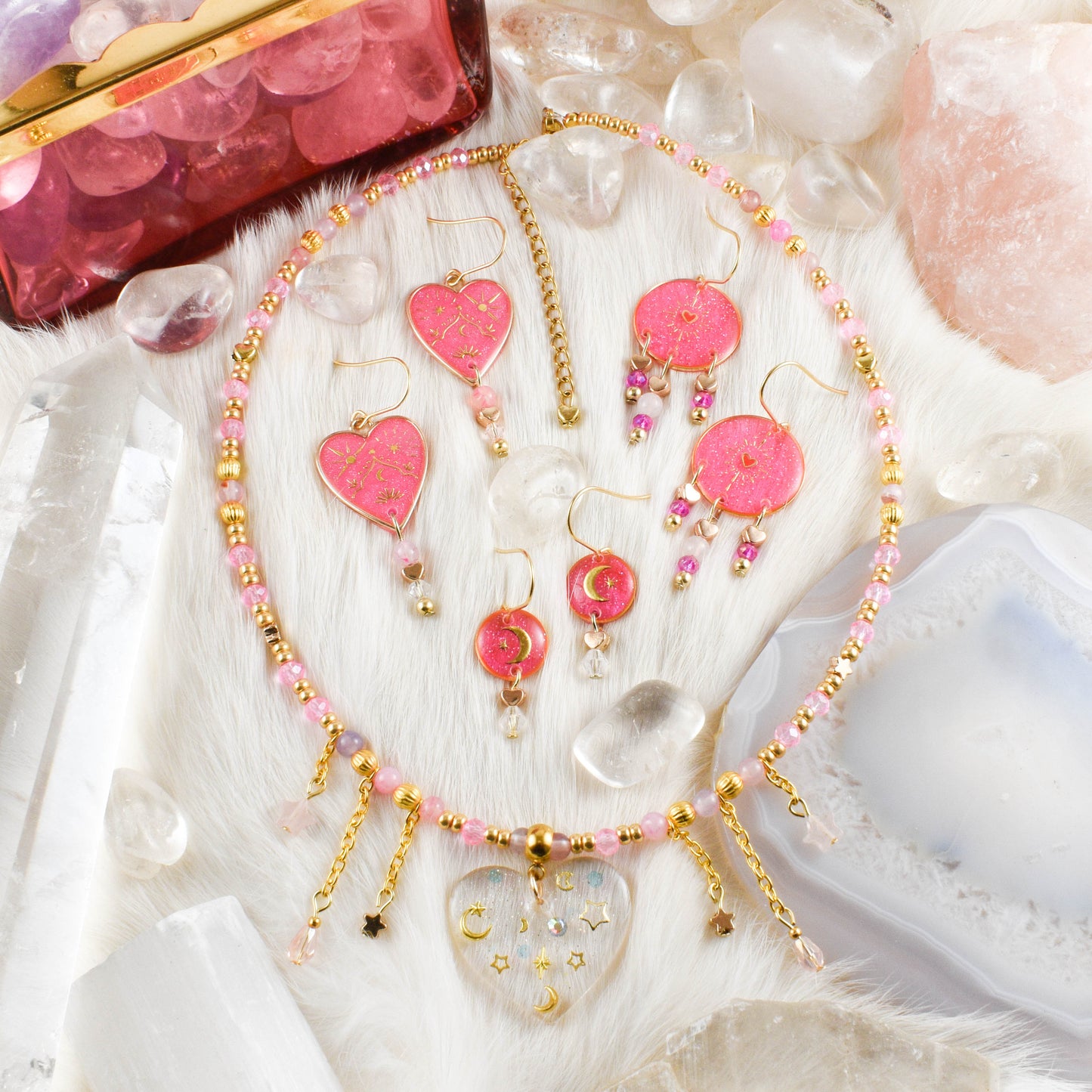 In My Heart Beaded Necklace