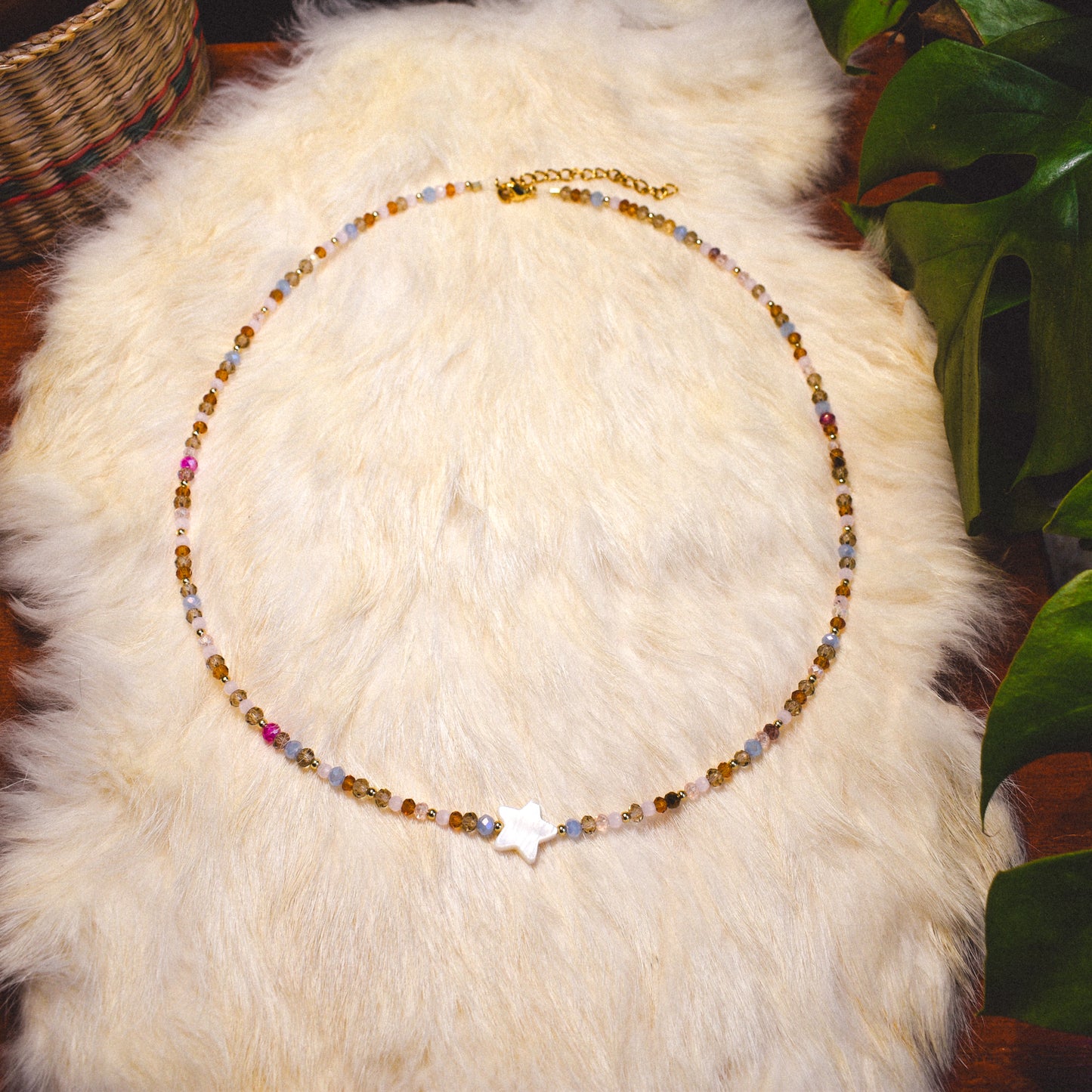 Star Child Blue Necklace