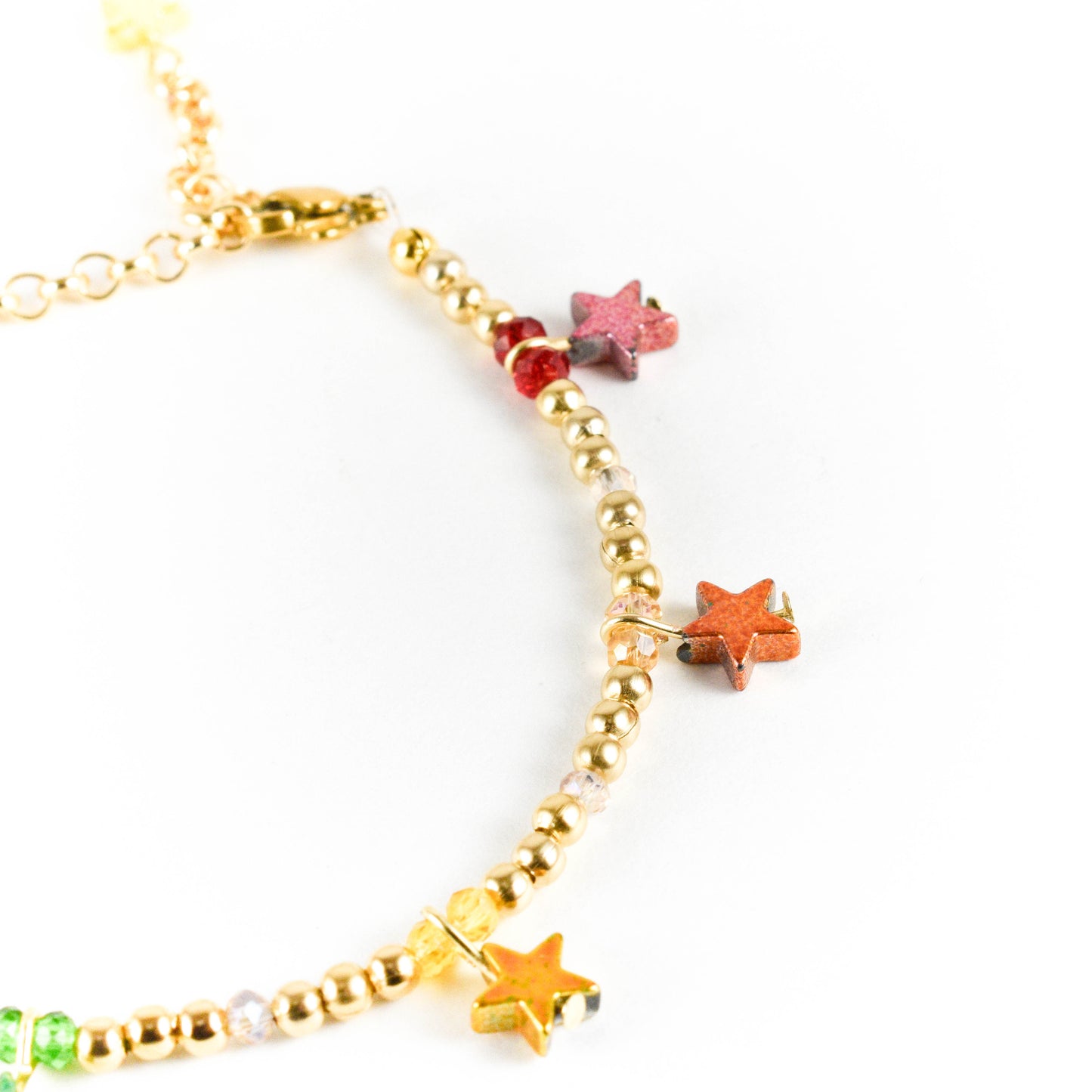 Colorful Star Beaded Bracelet