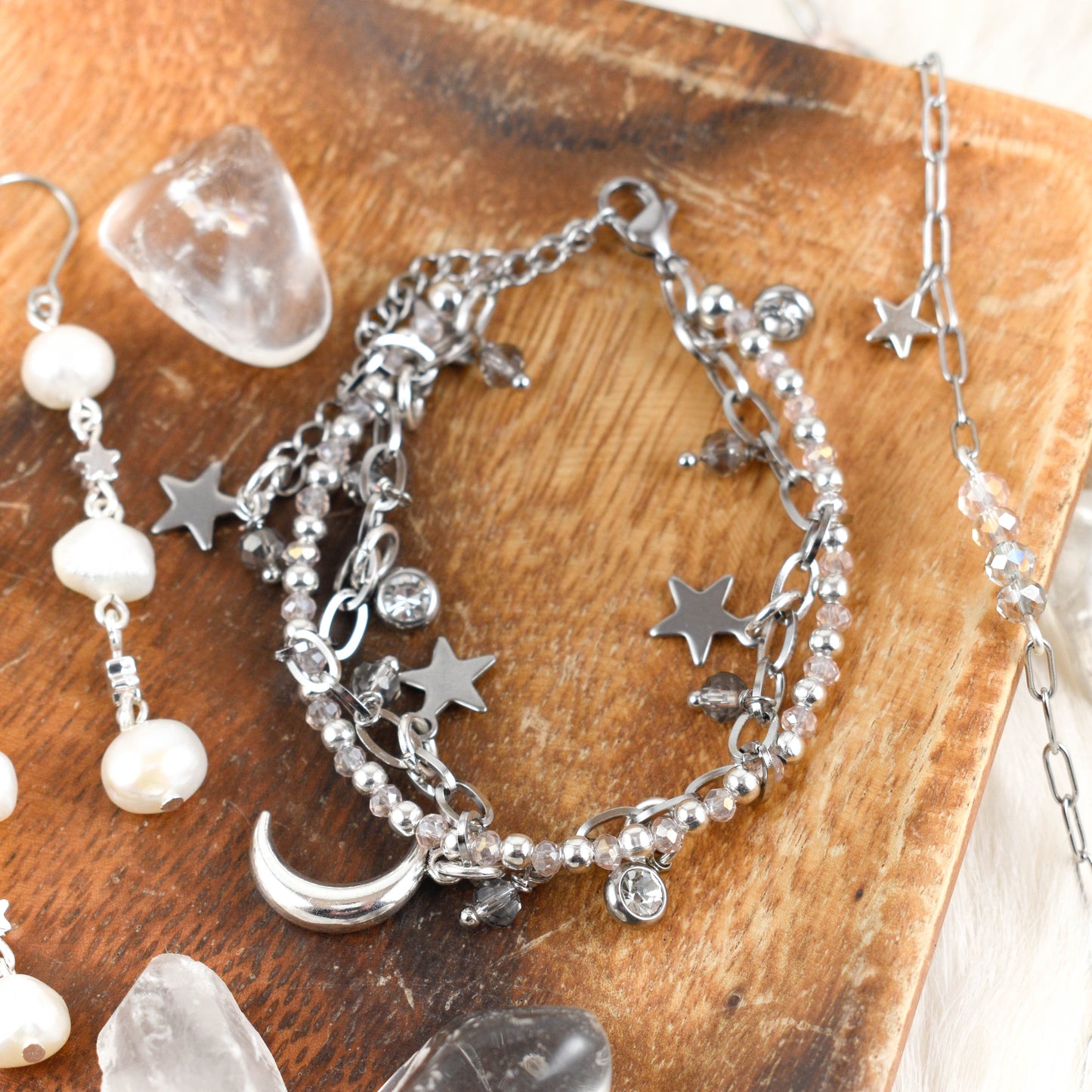 Winter Sky Charm Bracelet