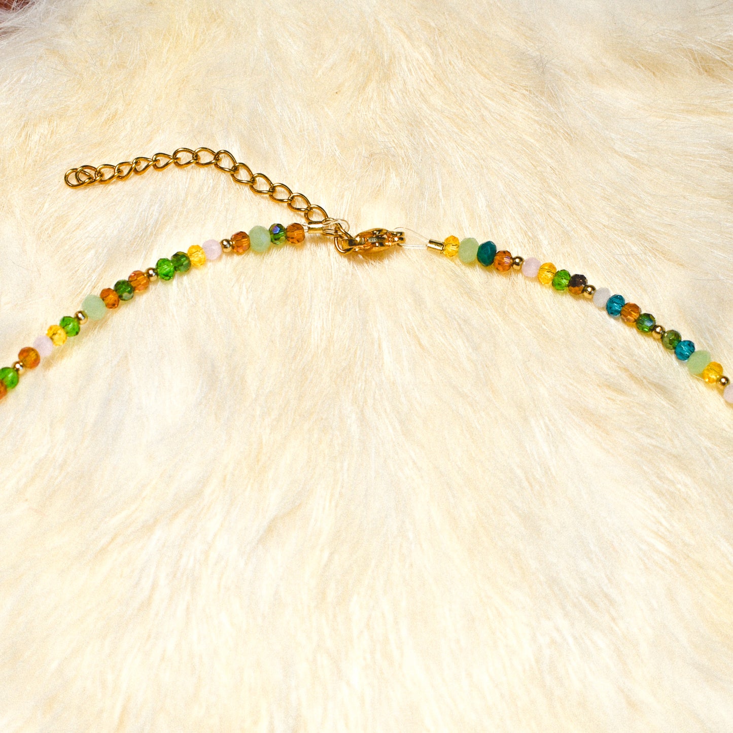 Star child Green Necklace