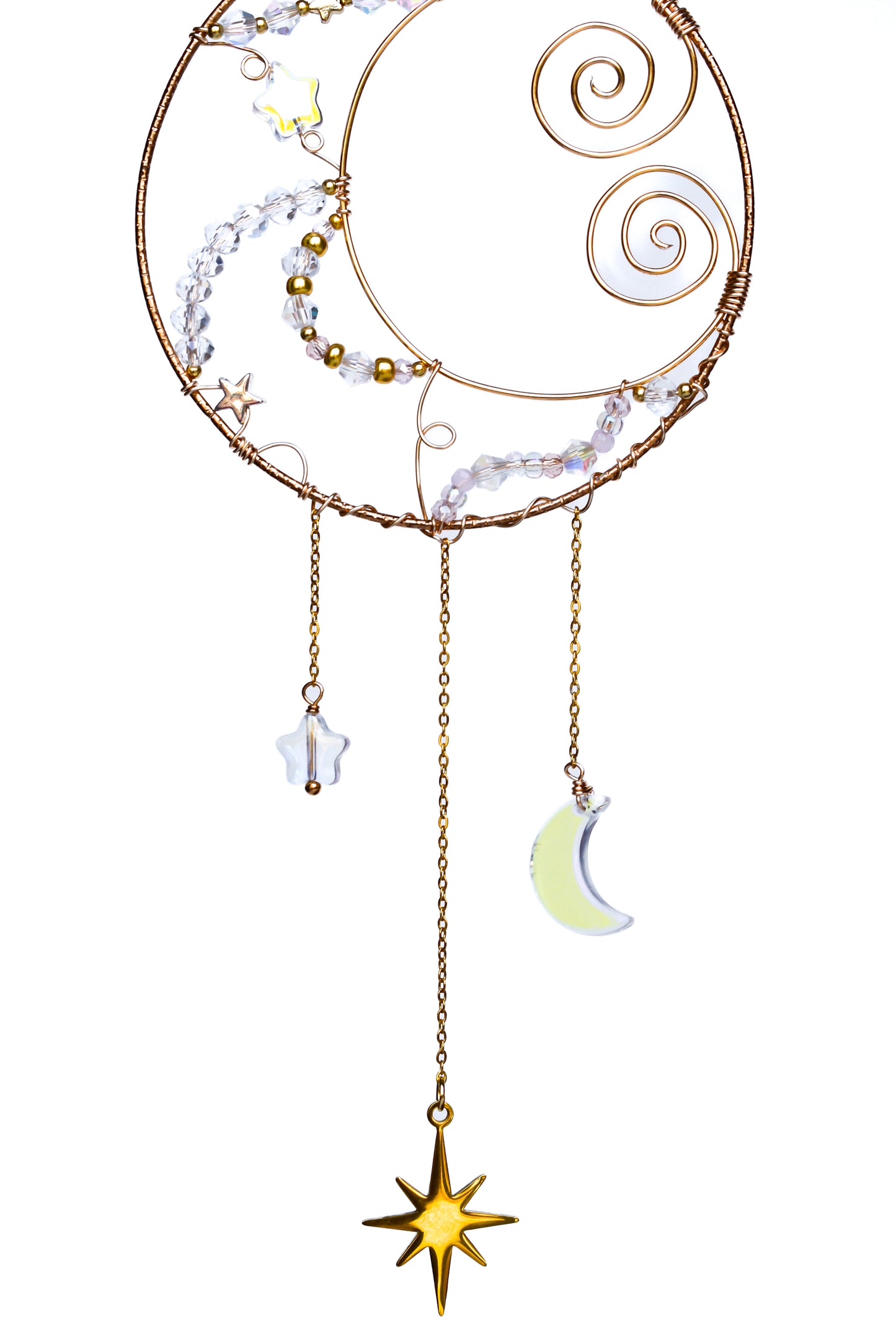 Wire Moon Hanging