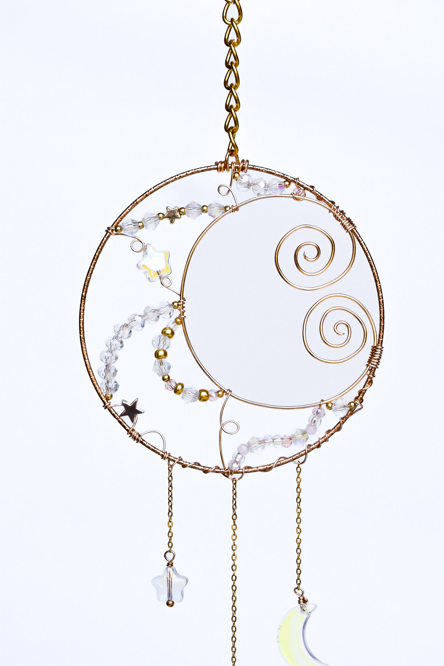 Wire Moon Hanging