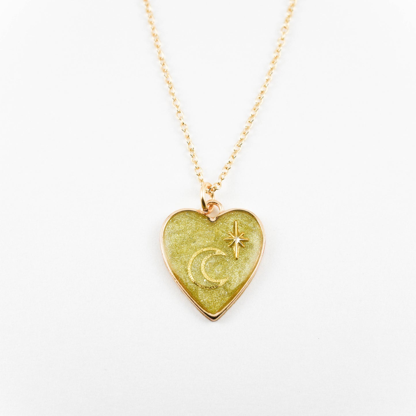 Yellow Heart Necklace
