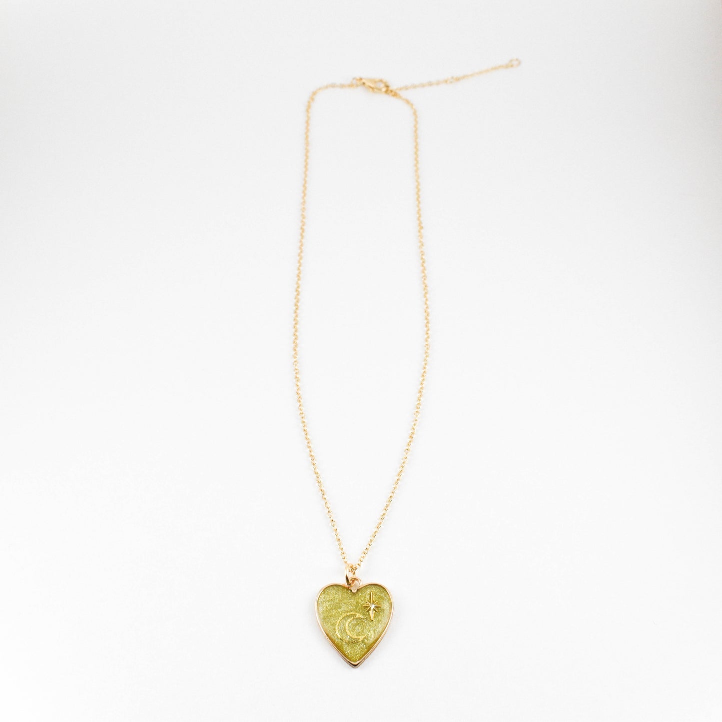 Yellow Heart Necklace