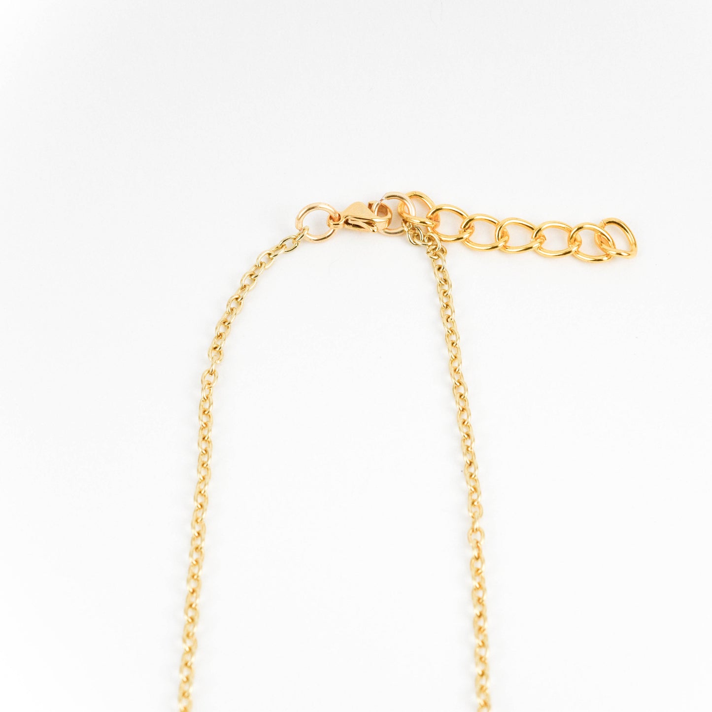 Sunset orange Heart Necklace