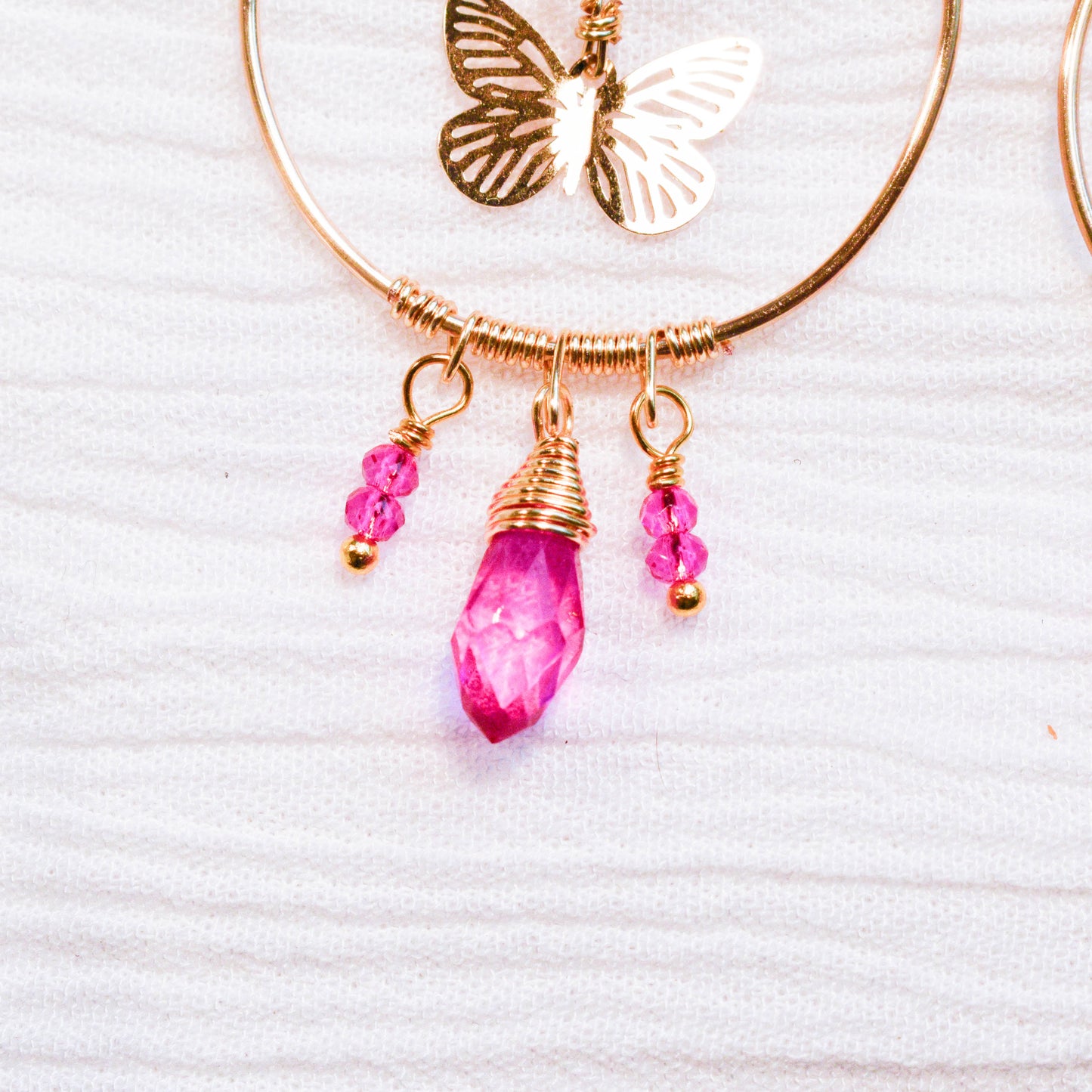 Golden Butterfly Earrings