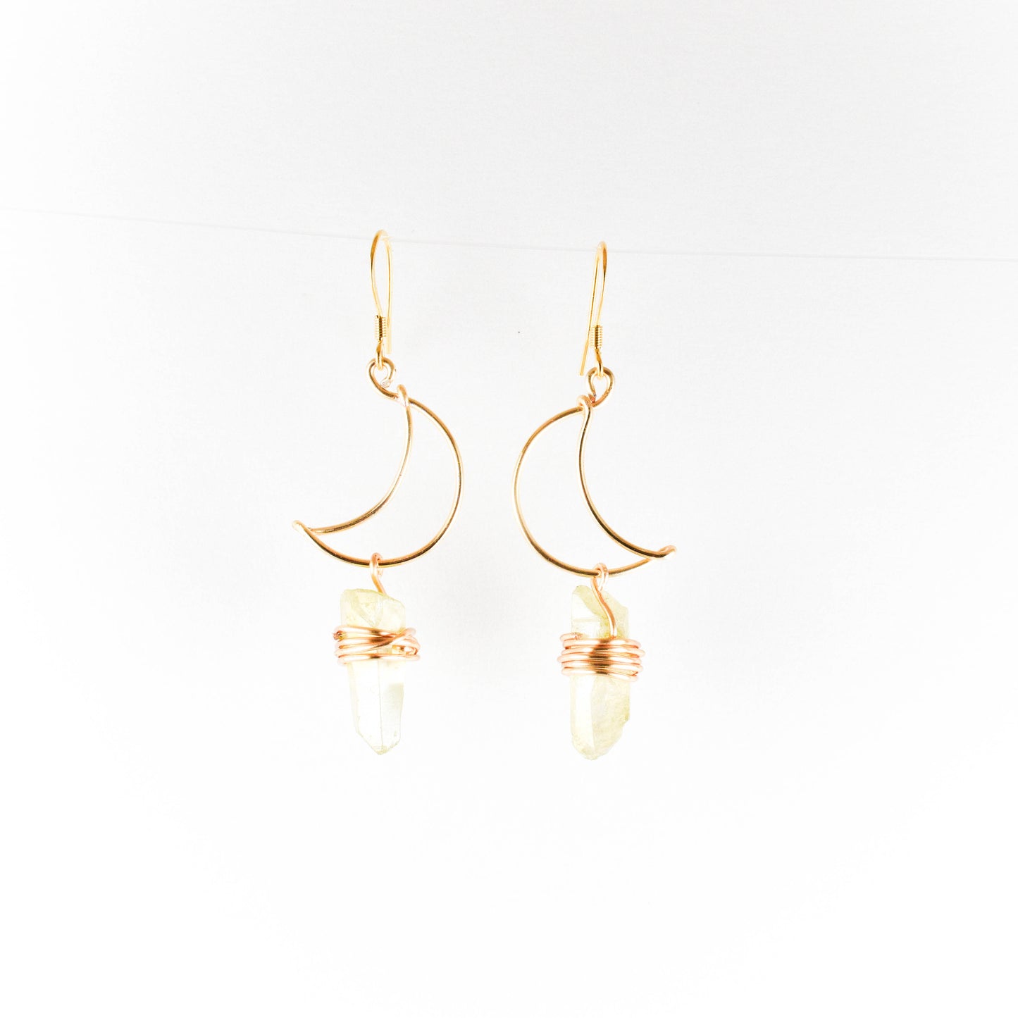 Cosmic Latte Luna Earrings