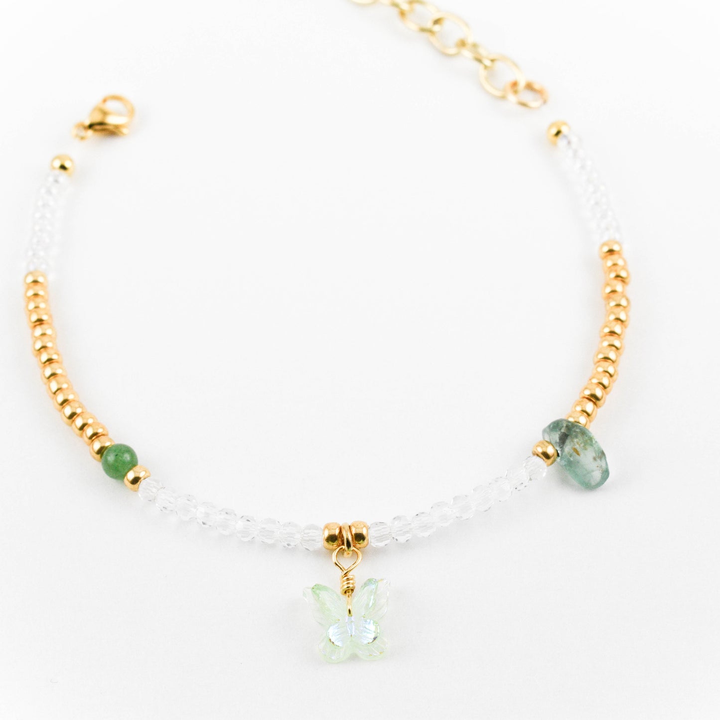 Aventurine Butterfly Bracelet