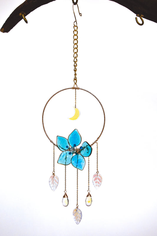 Blue Iris Hanging