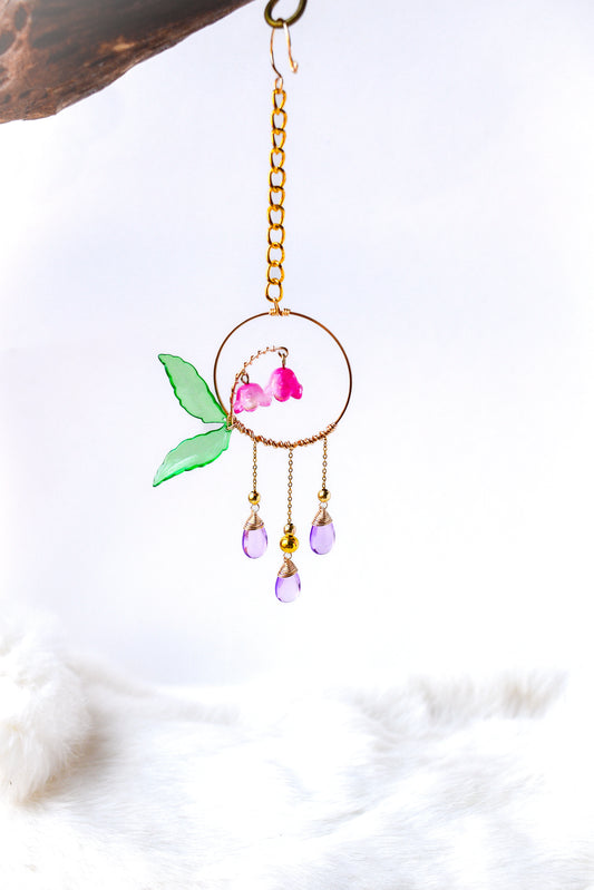 Pink Mini Lily Of The Valley Hanging