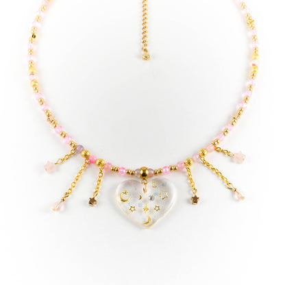 In My Heart Beaded Necklace