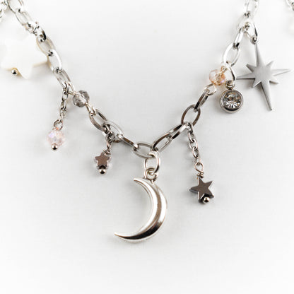 Winter Sky Charm Necklace