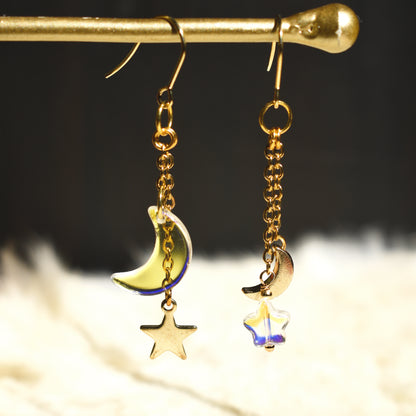 My moon and star girlies Earrings