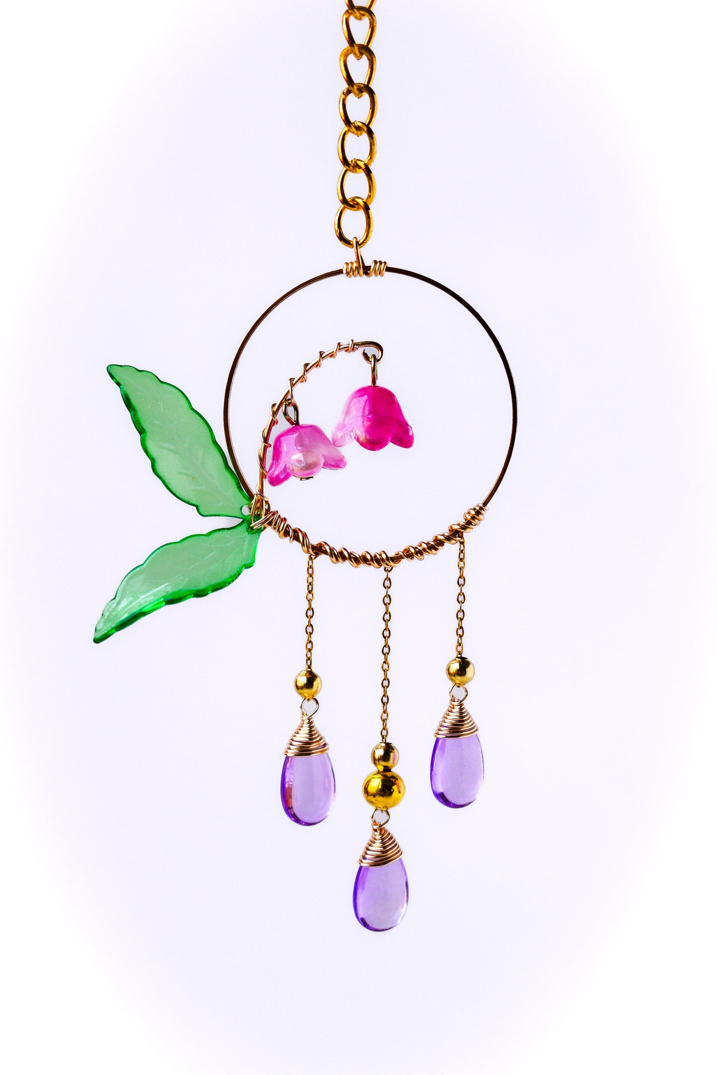 Pink Mini Lily Of The Valley Hanging