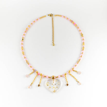 In My Heart Beaded Necklace