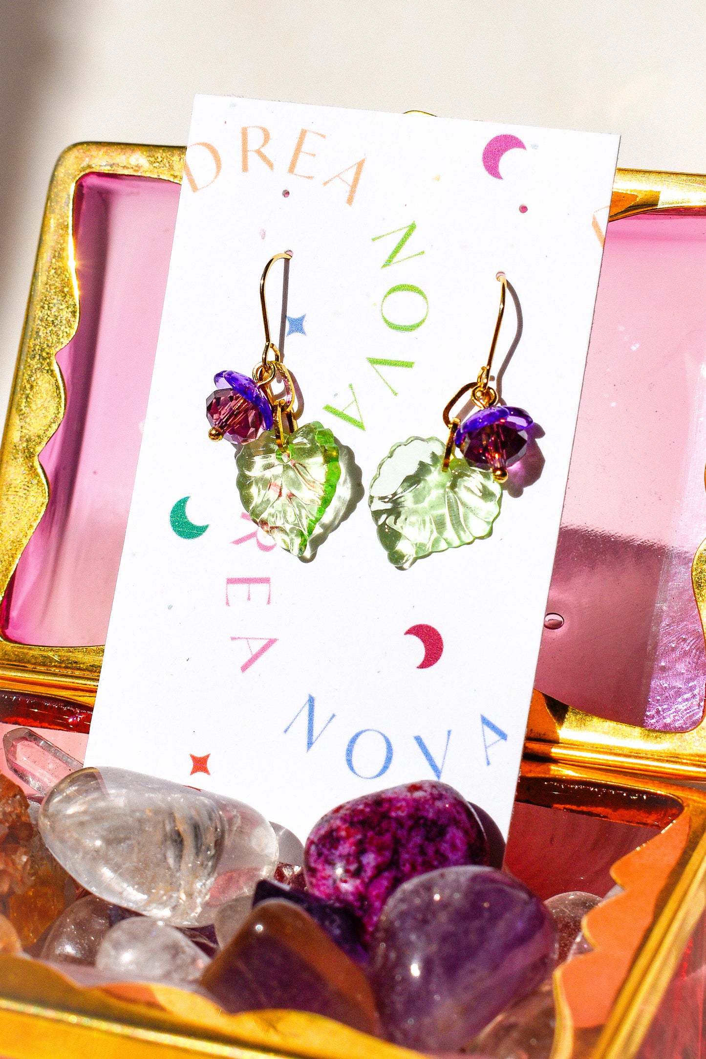 Violet Berry Earrings