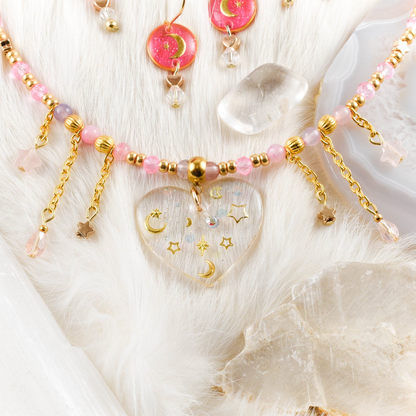In My Heart Beaded Necklace