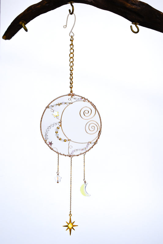Wire Moon Hanging