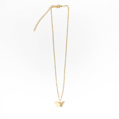 Golden Butterfly Necklace