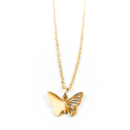 Golden Butterfly Necklace