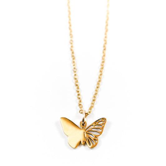 Golden Butterfly Necklace
