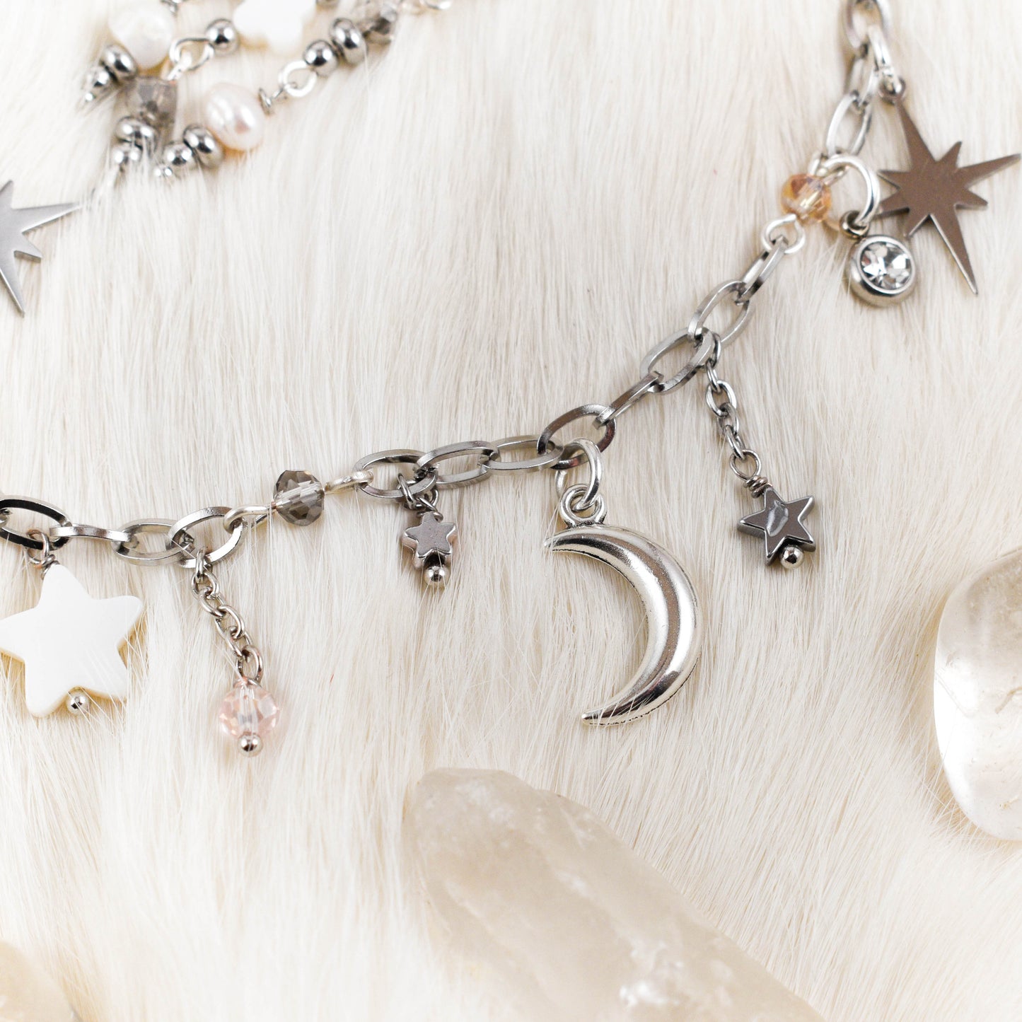 Winter Sky Charm Necklace