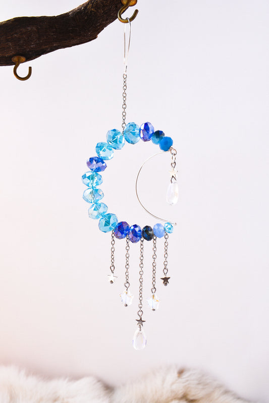 Silver Blue Moon hanging