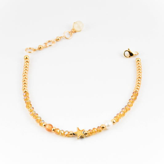 Deep Peach Bracelet