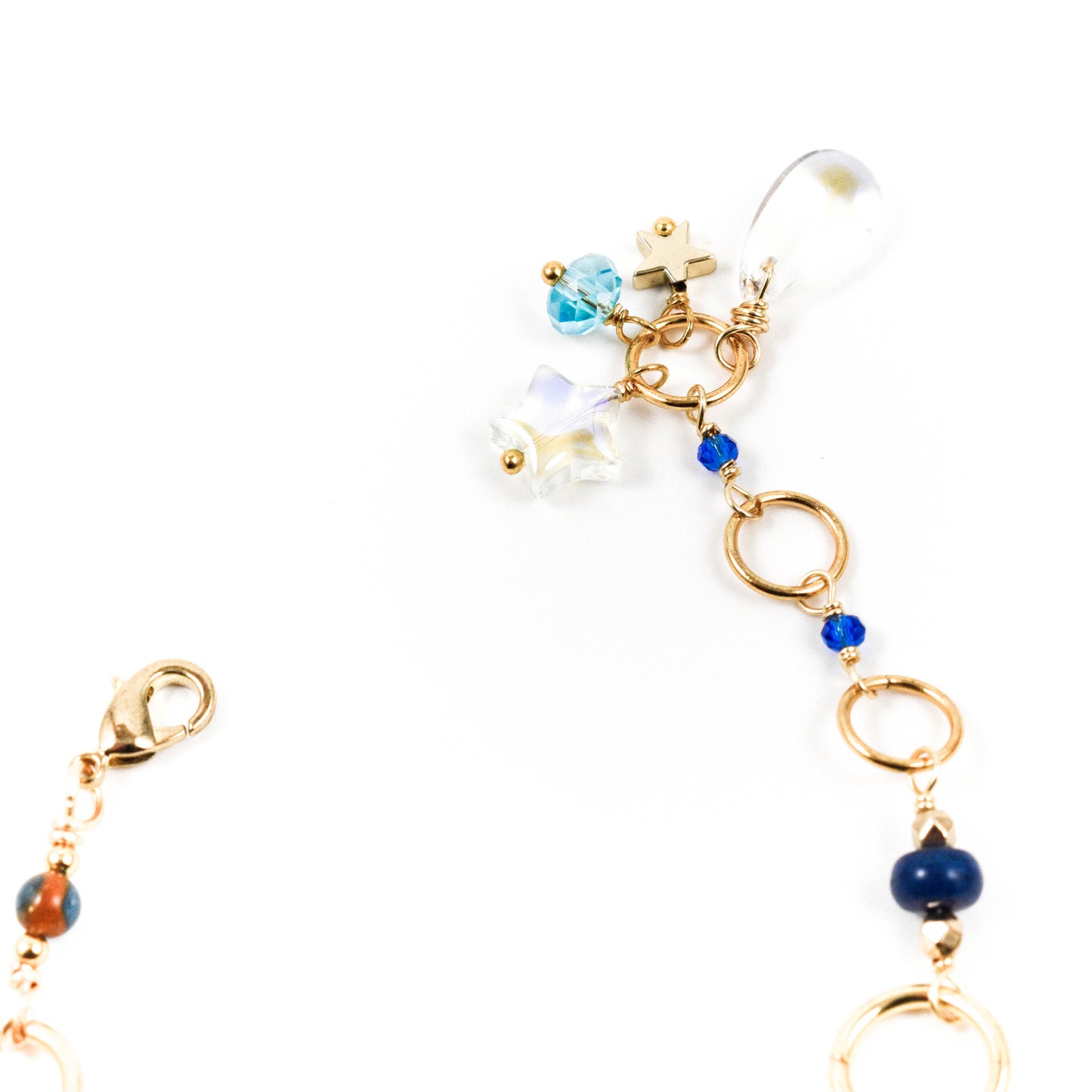 Deep Blue Crystal Link Bracelet