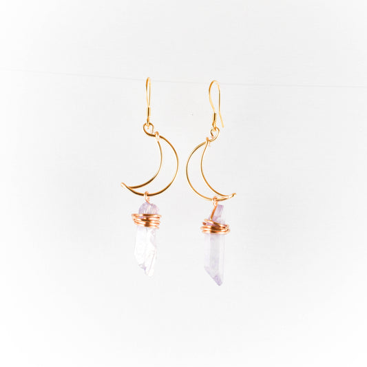 Light Lilac Luna Earrings