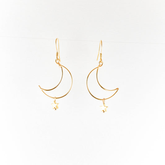 Golden Luna Earrings