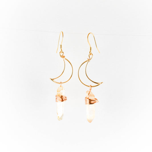 Champagne Luna Earrings