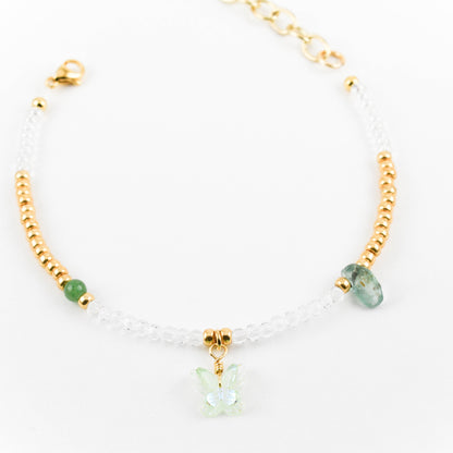 Aventurine Butterfly Bracelet