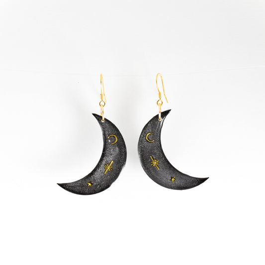 Outer Space Luna Earrings