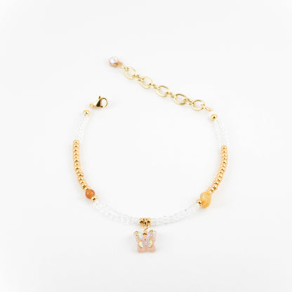 Carnelian Butterfly Bracelet