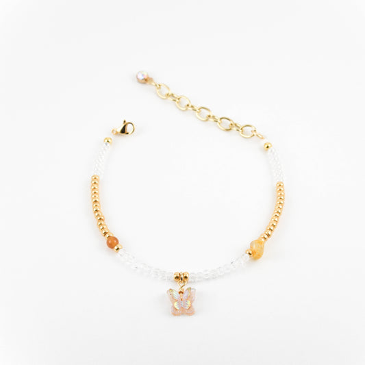 Carnelian Butterfly Bracelet